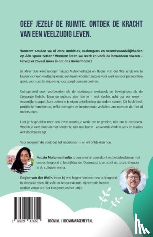 Mahomedradja, Fauzia, Wal, Rogier van der - Meer dan werk
