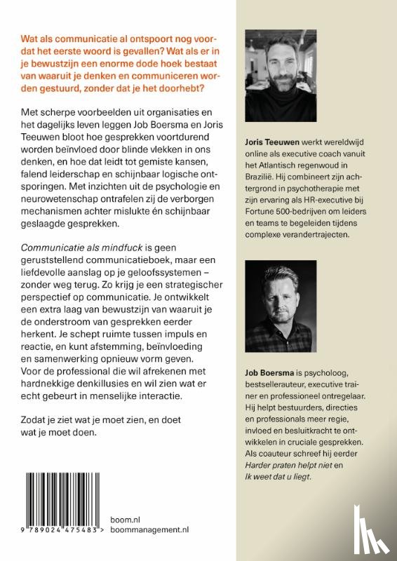 Boersma, Job, Teeuwen, Joris - Communicatie als mindfuck