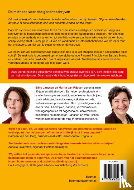 Janssen, Eline, Rijssen, Marita van - De kracht van het piramideprincipe