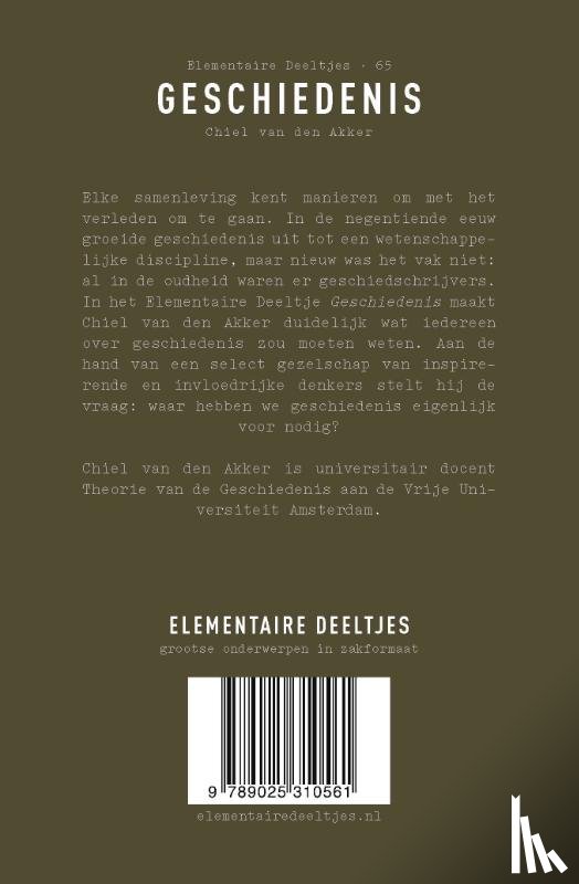 Akker, Chiel van den - Geschiedenis