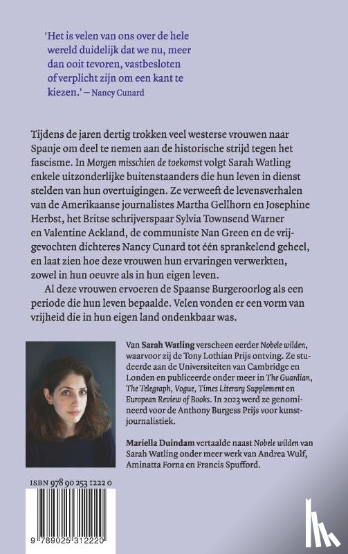 Watling, Sarah - Morgen misschien de toekomst