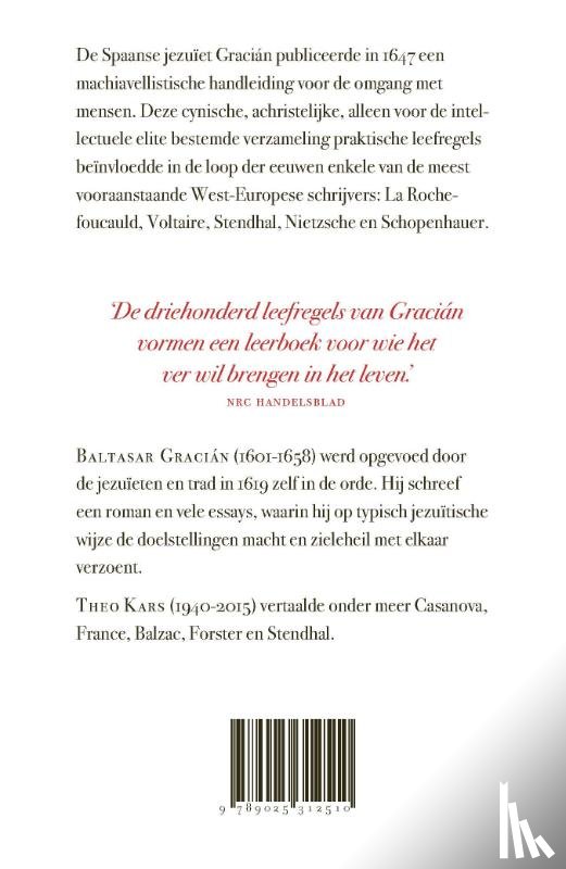 Gracián, Baltasar - Handorakel en kunst van de voorzichtigheid