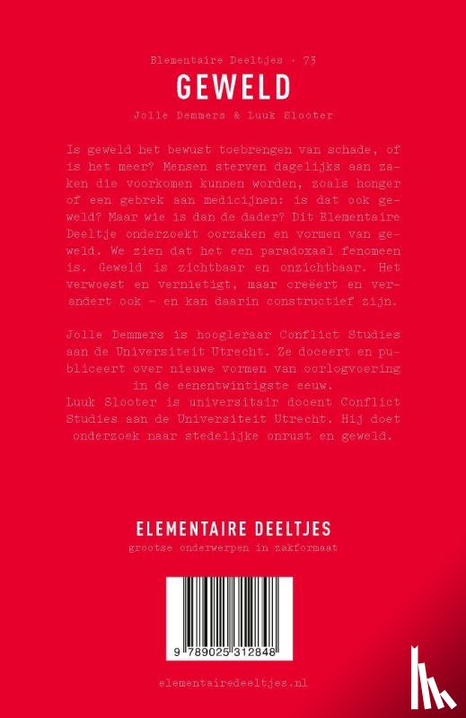 Demmers, Jolle, Slooter, Luuk - Geweld