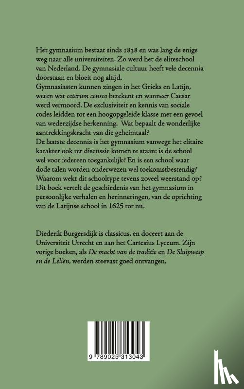 Burgersdijk, Diederik - Gymnasium