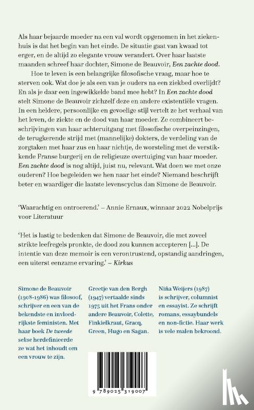 Beauvoir, Simone de - Een zachte dood