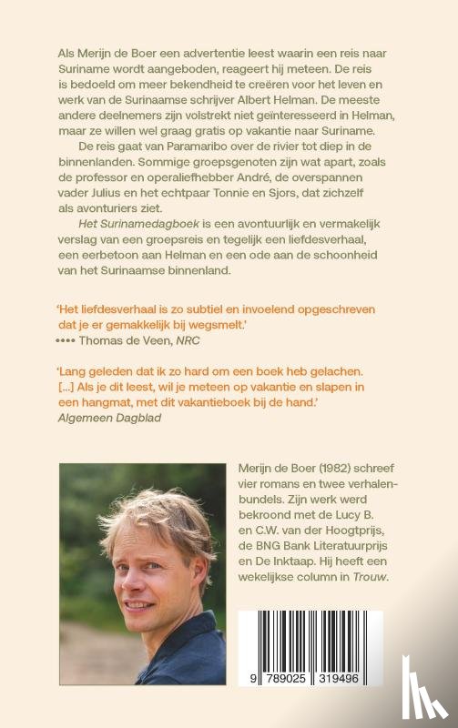 Boer, Merijn de - Het Surinamedagboek