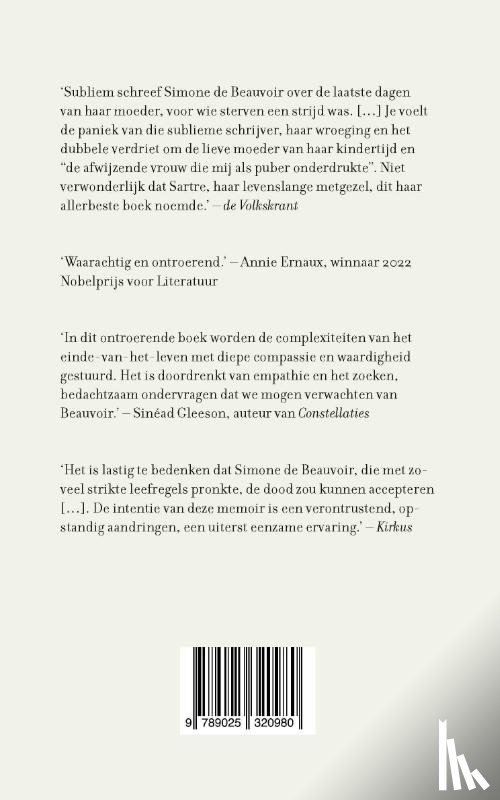 Beauvoir, Simone de - Een zachte dood