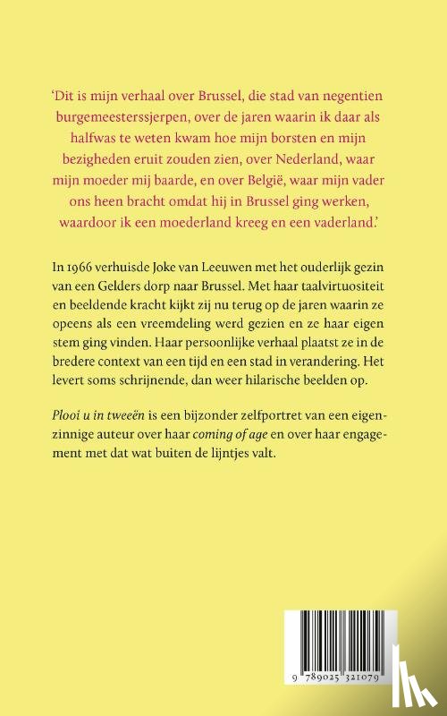 Leeuwen, Joke van - Plooi u in tweeën