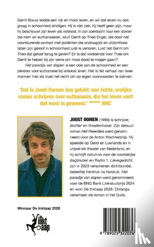 Oomen, Joost - Het paradijs van slapen