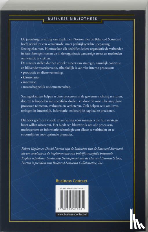 Kaplan, Robert, Norton, David P. - Strategie in kaart gebracht
