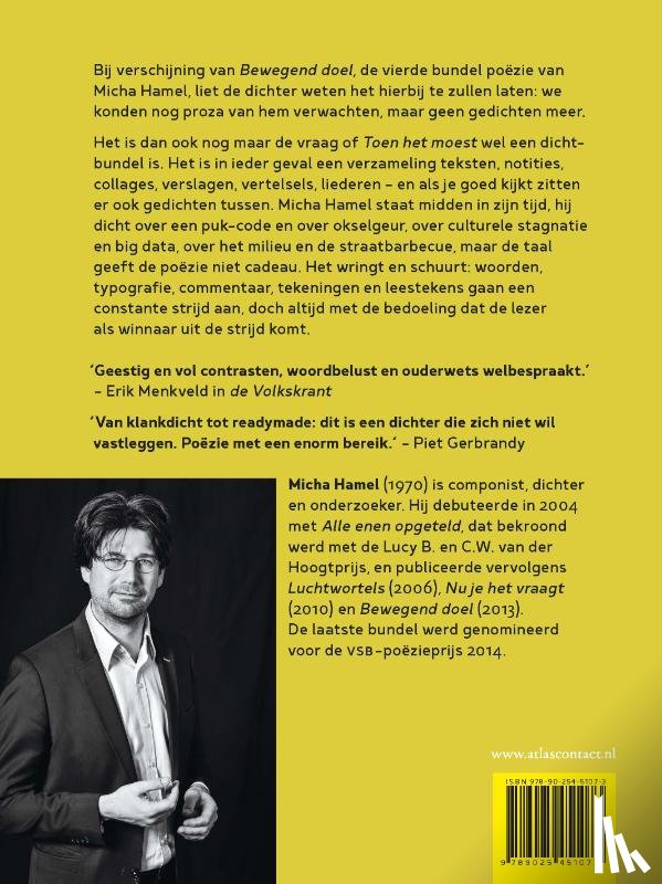 Hamel, Micha - Toen het moest