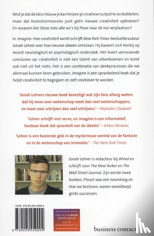 Lehrer, Jonah - Imagine hoe creativiteit werkt