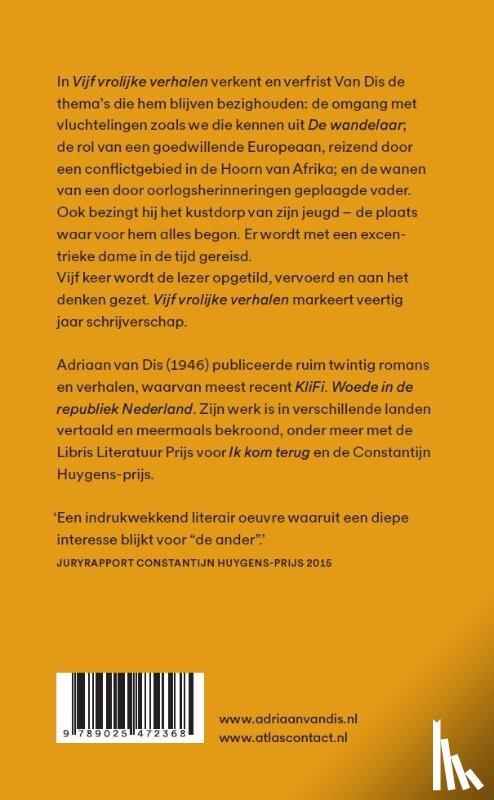 Dis, Adriaan van - Vijf vrolijke verhalen