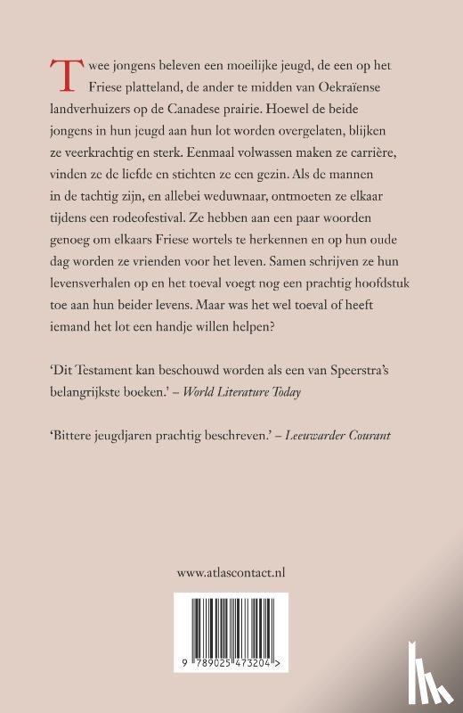 Speerstra, Hylke - Testament van de ziel