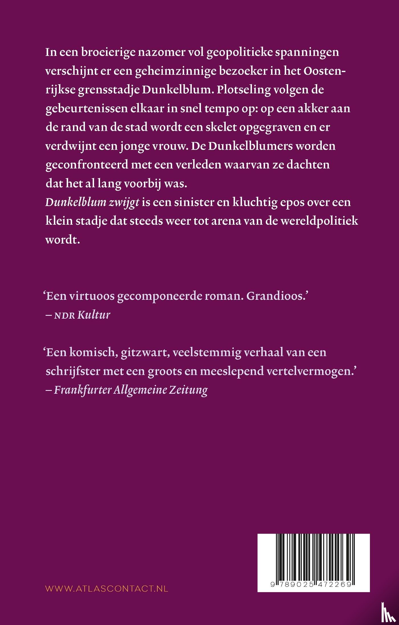 Menasse, Eva - Dunkelblum zwijgt