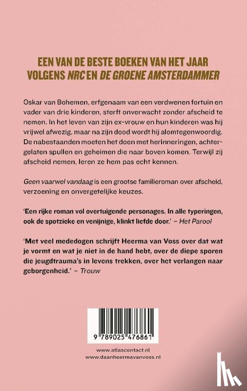 Heerma van Voss, Daan - Geen vaarwel vandaag