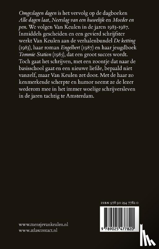 Keulen, Mensje van - Omgeslagen dagen