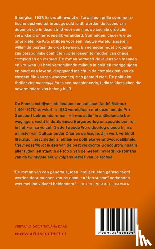 Malraux, André - Het menselijk lot