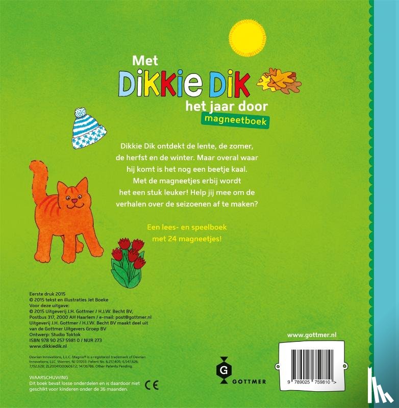 Boeke, Jet - Met Dikkie Dik het jaar door