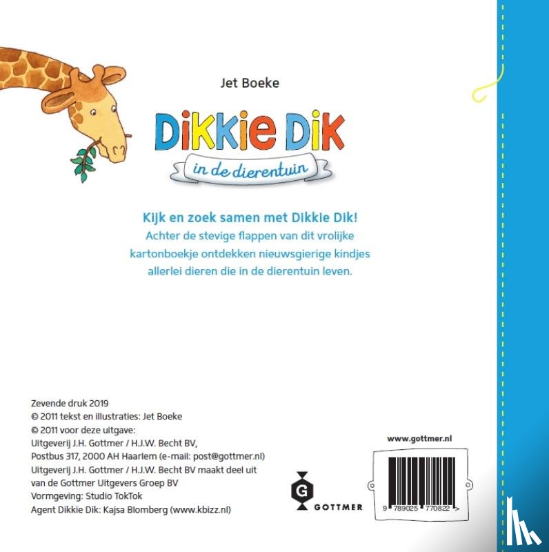 Boeke, Jet - Dikkie Dik in de dierentuin