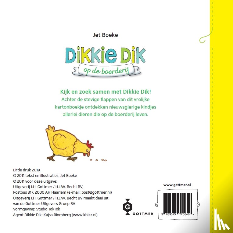 Boeke, Jet - Dikkie Dik op de boerderij