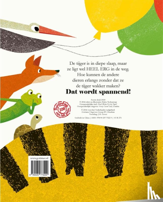 Teckentrup, Britta - Ssst! De tijger slaapt