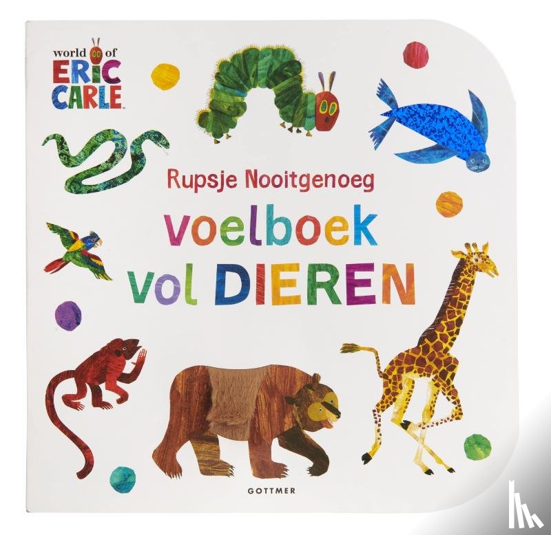 Carle, Eric - Rupsje Nooitgenoeg Voelboek vol dieren