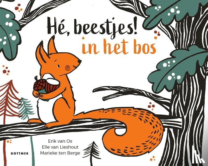 Os, Erik van, Lieshout, Elle van - Hé, beestjes! In het bos