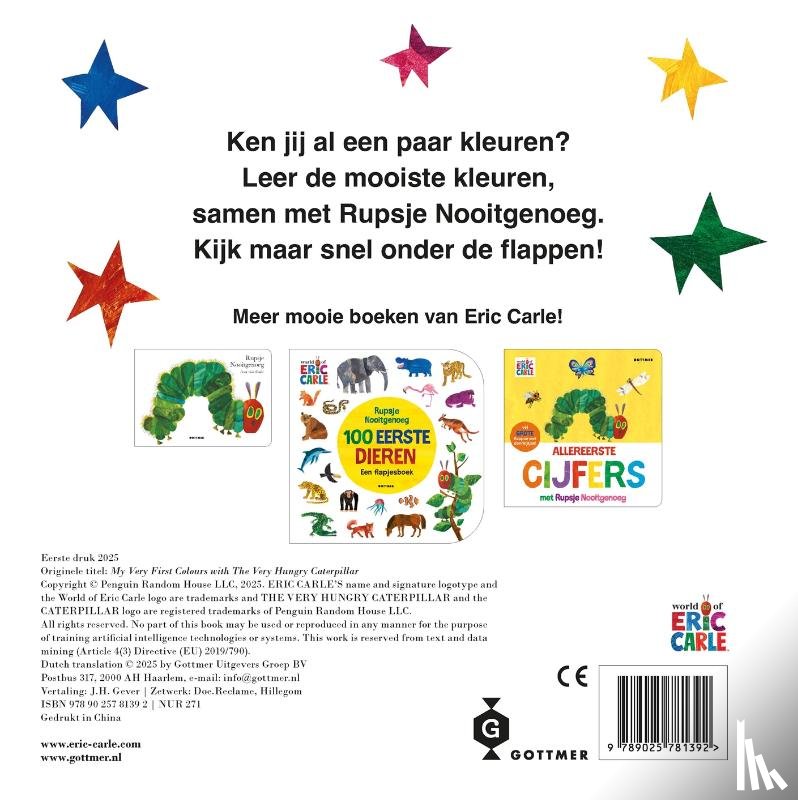 Carle, Eric - Allereerste kleuren met Rupsje Nooitgenoeg