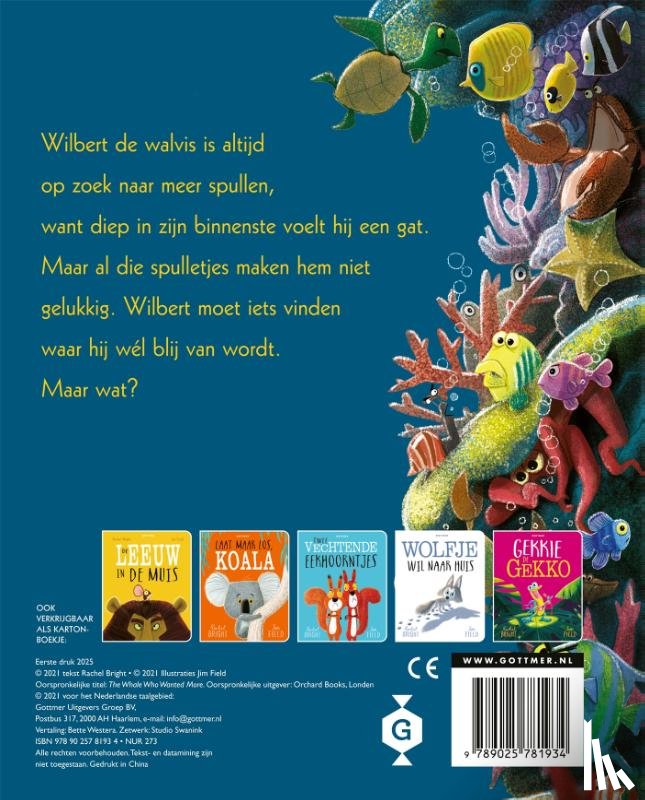 Bright, Rachel - De walvis wilde meer