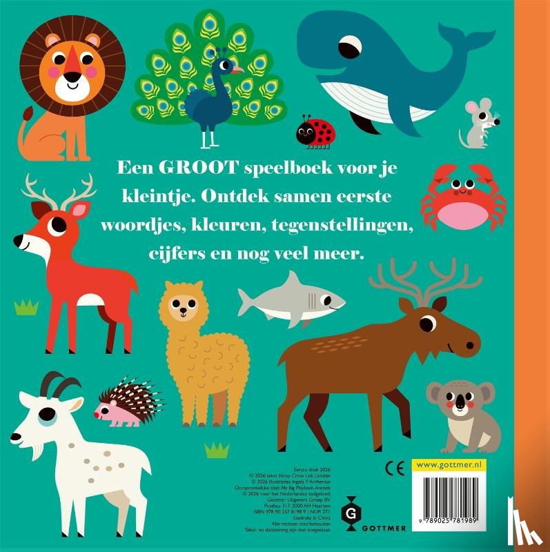 Arrhenius, Ingela P - Mijn grote speelboek Dieren