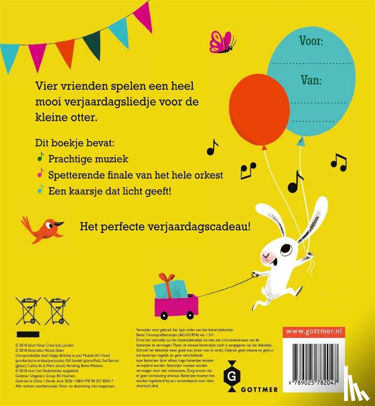 Slater, Nicola - Fijne verjaardag voor jou!