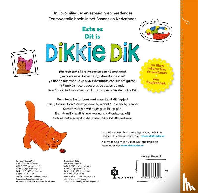 Boeke, Jet - Dit is Dikkie Dik / Este es Dikkie Dik