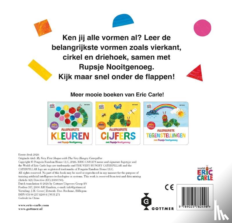 Carle, Eric - Allereerste vormen met Rupsje Nooitgenoeg