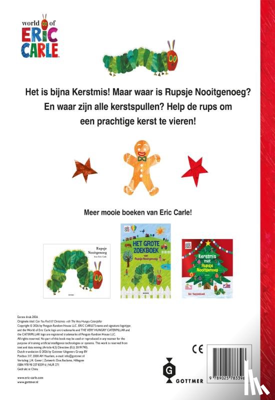 Carle, Eric - Het grote Kerstmis-zoekboek van Rupsje Nooitgenoeg