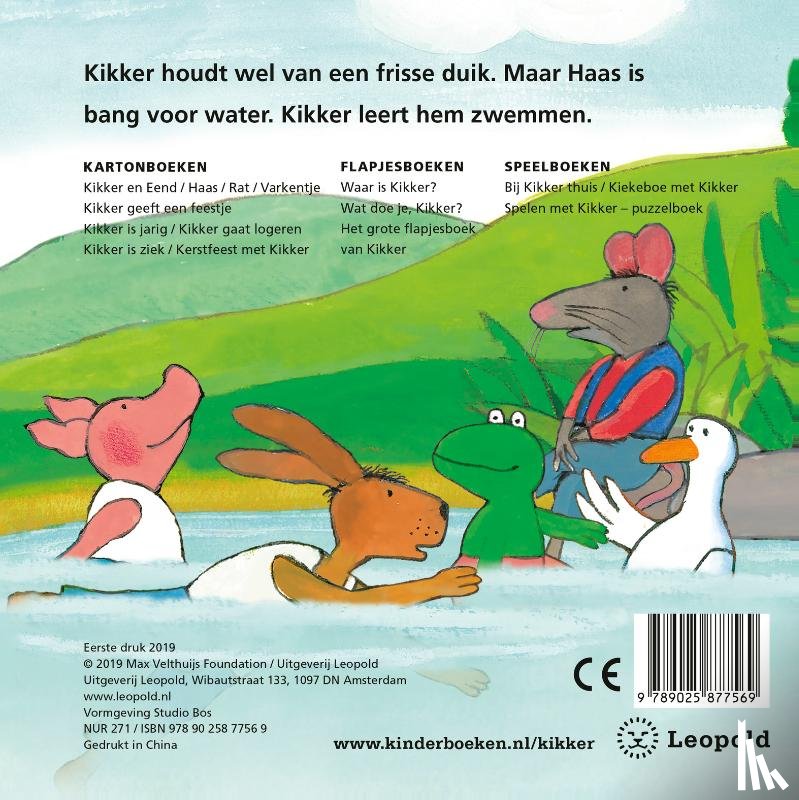 Velthuijs, Max - Kikker gaat zwemmen