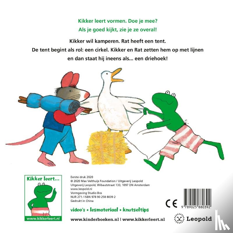 Velthuijs, Max - Kikker leert vormen