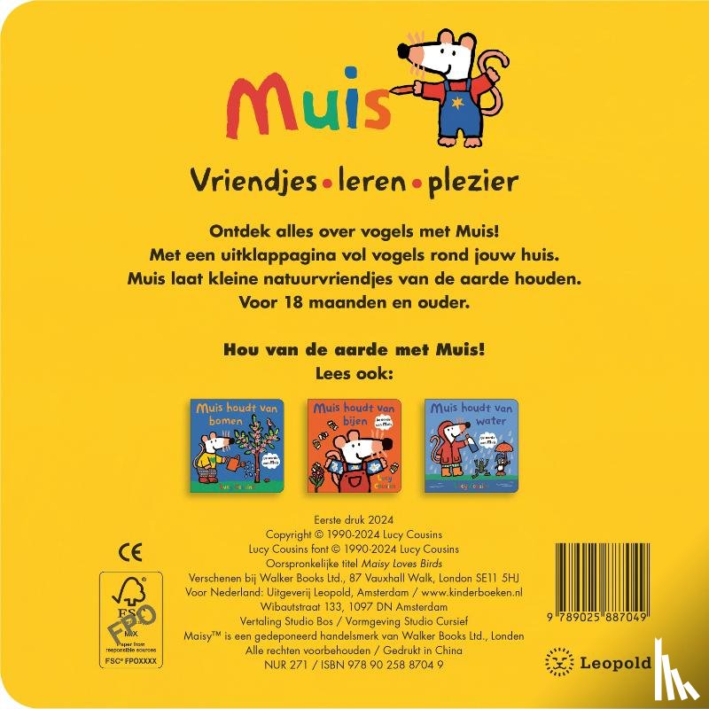 Cousins, Lucy - Muis houdt van vogels