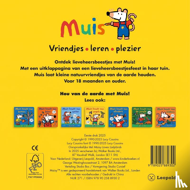 Cousins, Lucy - Muis houdt van lieveheersbeestjes