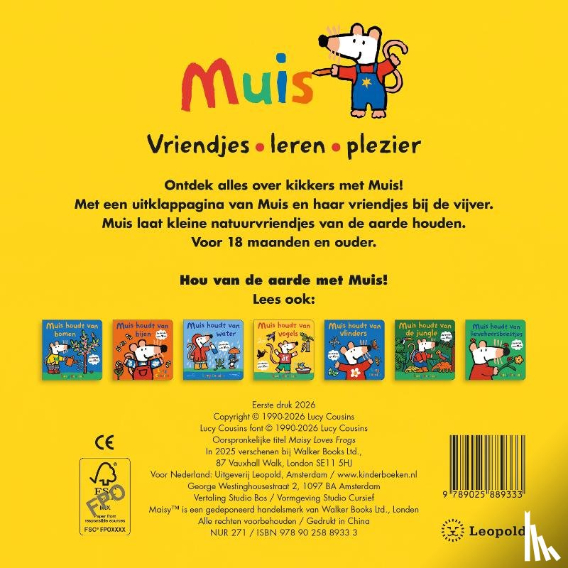 Cousins, Lucy - Muis houdt van kikkers