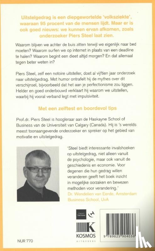 Steel, Piers - Uitstelgedrag