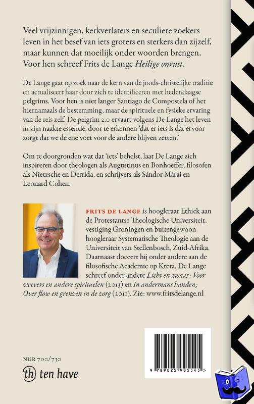 Lange, Frits de - Heilige onrust