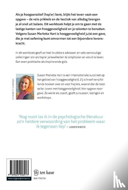 Hart, Susan Marletta - Leven met hooggevoeligheid-Het werkboek