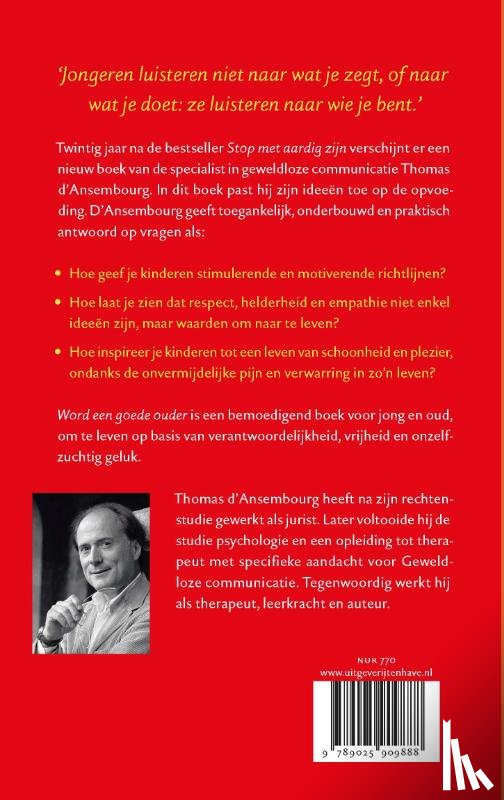 Ansembourg, Thomas d' - Word een goede ouder