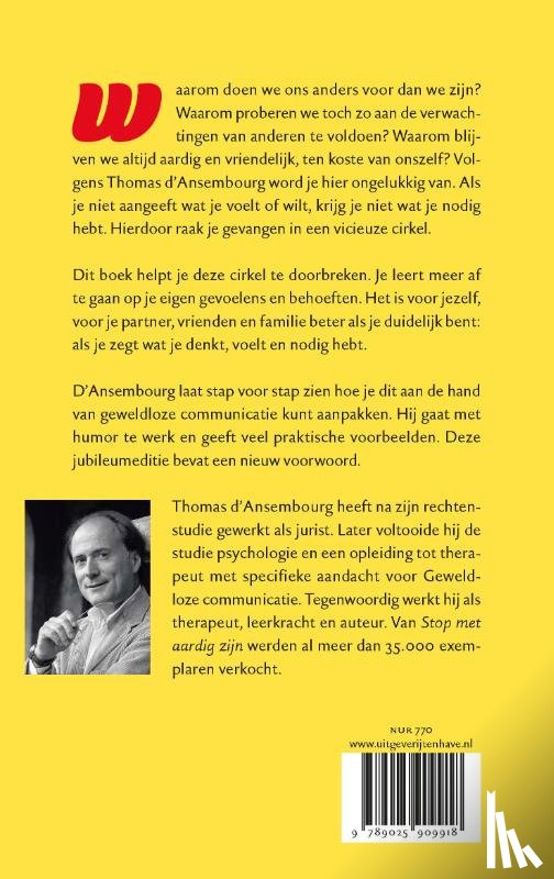 Ansembourg, Thomas d' - Stop met aardig zijn