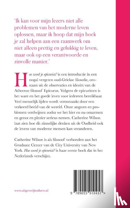 Wilson, Catherine - Hoe word je epicurist?