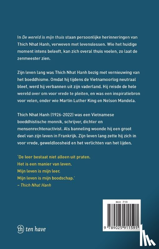 Thich Nhat Hanh - De wereld is mijn thuis
