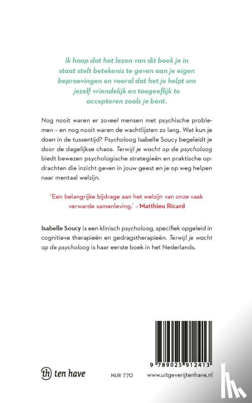Soucy, Isabelle - Terwijl je wacht op de psycholoog