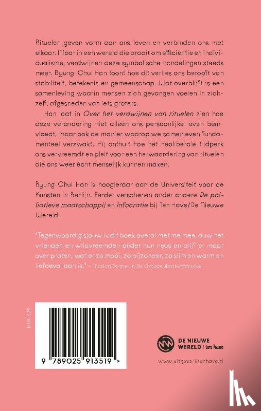 Han, Byung-Chul - Over het verdwijnen van rituelen