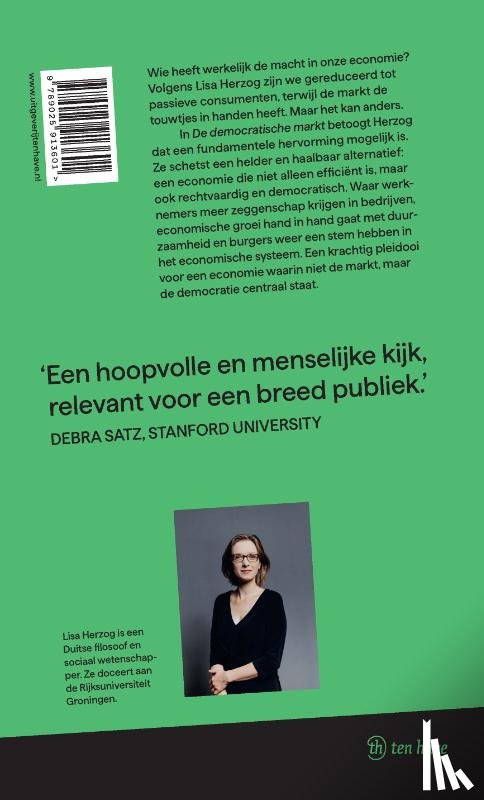 Herzog, Lisa - De democratische markt
